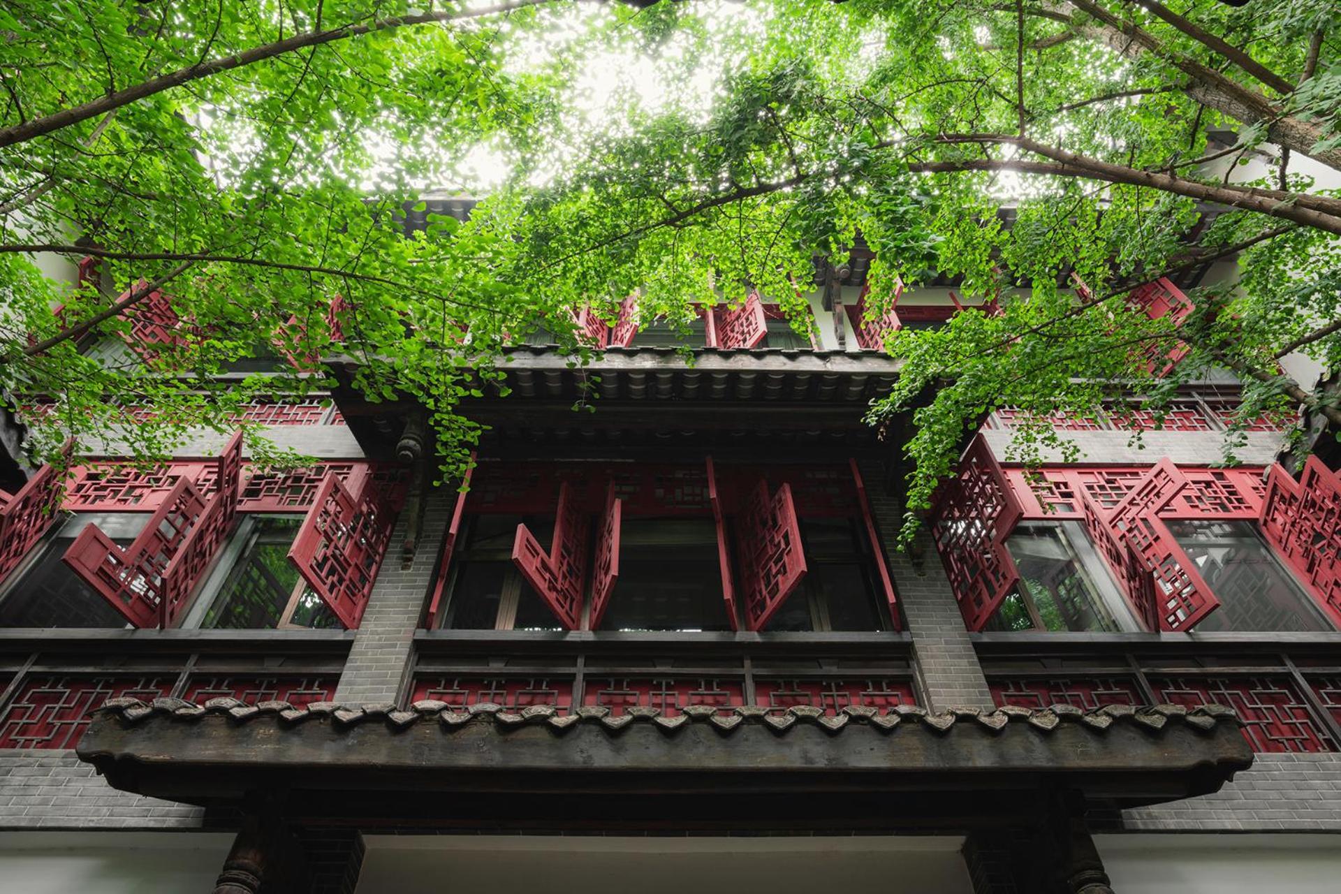 Guanyin Yiyuntai Hotel Ченду Екстер'єр фото